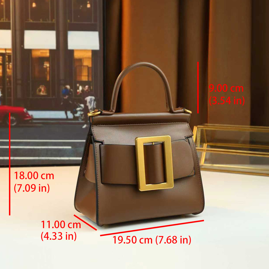Korean Style Women's Shoulder Crossbody Bag Simple Stylish Square Handbag With Belt Buckle Trendy Versatile Accessory_voghion.com