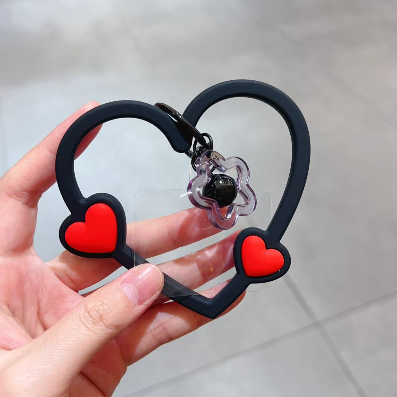 Buca hecha a mano ins viento de alta calidad cuerdas de teléfonos móviles amor pulsera de silicona cuerdas de moda de teléfonos móviles corto / adornos