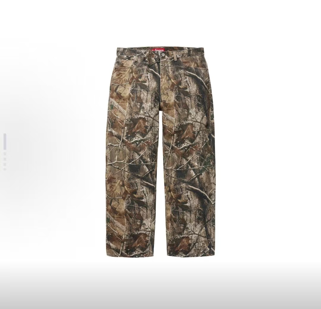 Supreme Pants Tree Camo Brown