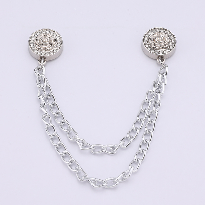 チェーンの磁気はズボンの足を引きずることを防ぎます。金属の磁気は袖口を固定します。