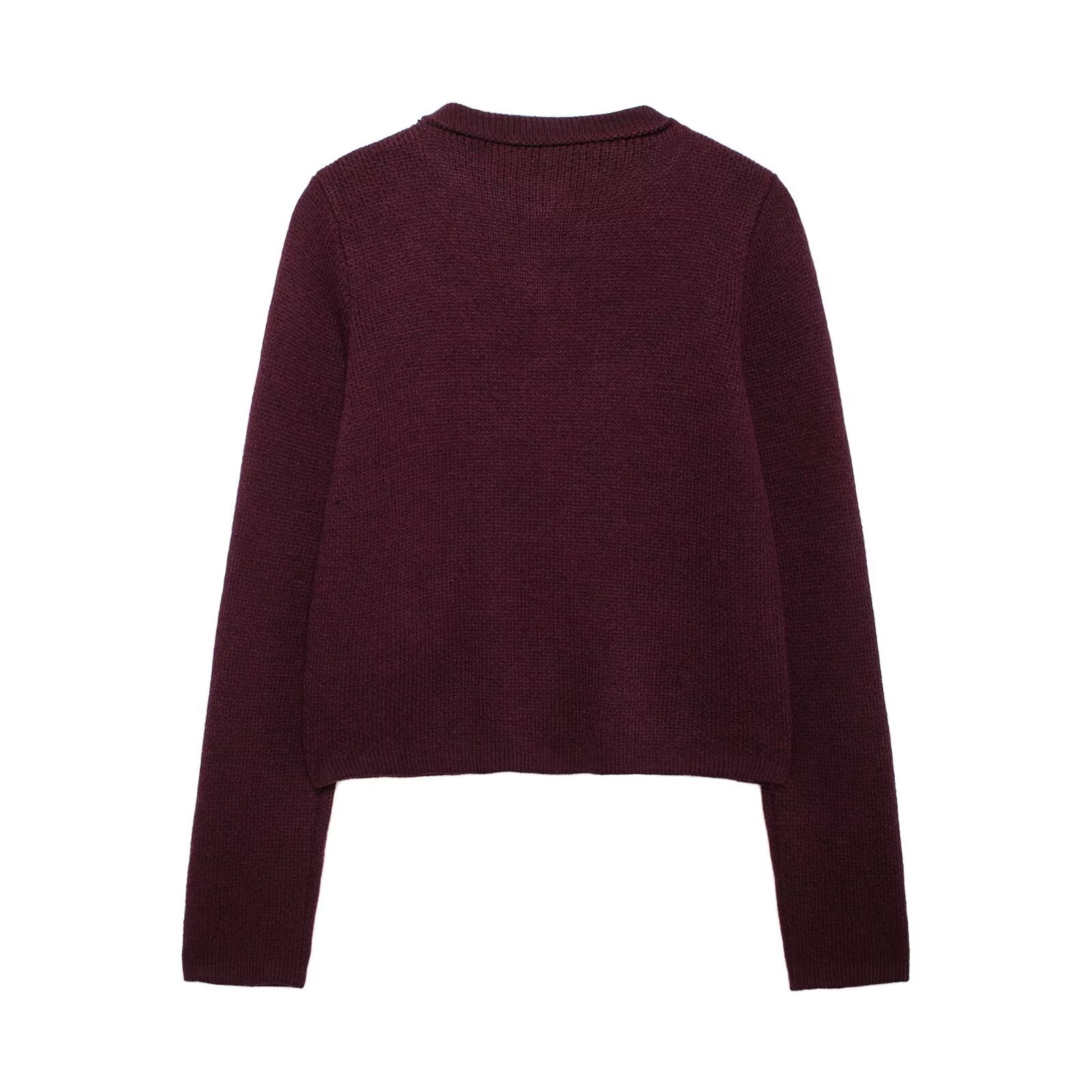 Regular Top Length Wholesale Women's Streetwear Solid Color Long Sleeve Sweaters & Cardigans