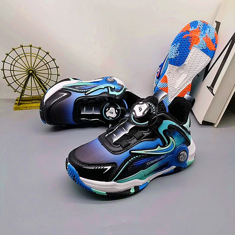 Zapatos de baloncesto con superficie de cuero, fricción, otoño de 2026, nuevos zapatos deportivos antideslizantes y resistentes al desgaste juvenil.