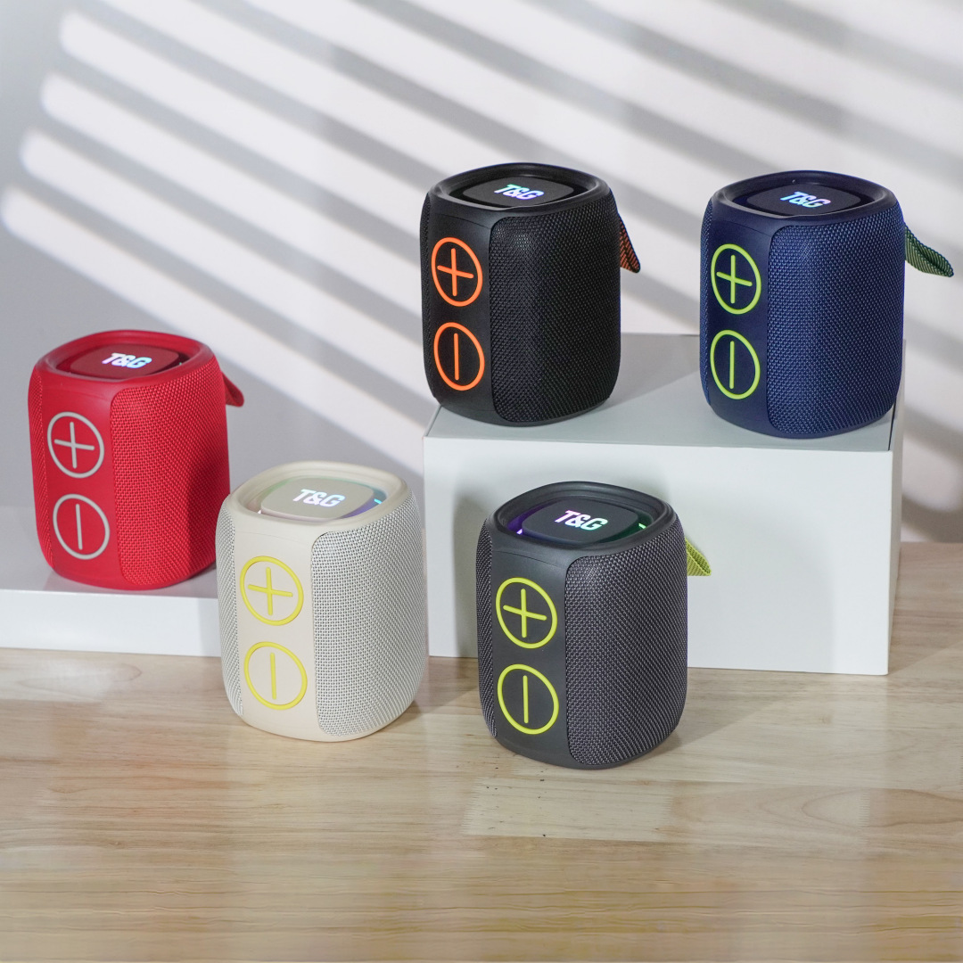 Explosión transfronteriza TG486mini altavoz Bluetooth tarjeta portátil de alto volumen TWS moda al aire libre regalos subwoofer