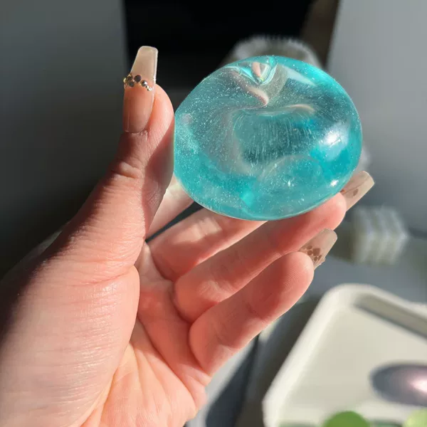 White Jade Dumplings! Stress-Relief Toy, Squishy Maltose Handmade Ball, Powerful Stress-Relief Ball, Slow Rebound