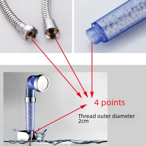 Wholesale 4 points sealing gasket gasket shower hose water inlet pipe rubber flat gasket sealing ring accessories