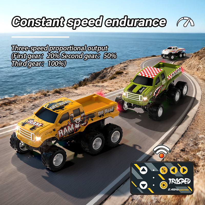 Jjrc Cross-Border New Product Mini Alloy Off-Road Pickup Truck Cool Light Automatic Demonstration Remote Control Car Boy Toy Jjrc Cross-Border New Product Mini Alloy Off-Road Pickup Truck Cool Light Automatic Demonstration Remote Control Car Boy Toy