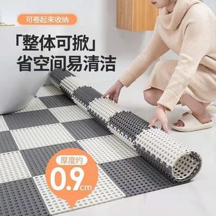Bathroom Non-Slip Mat Bathroom Shower Bath Waterproof Bathroom Large Spliced ​​Hollow Toilet Floor Mat