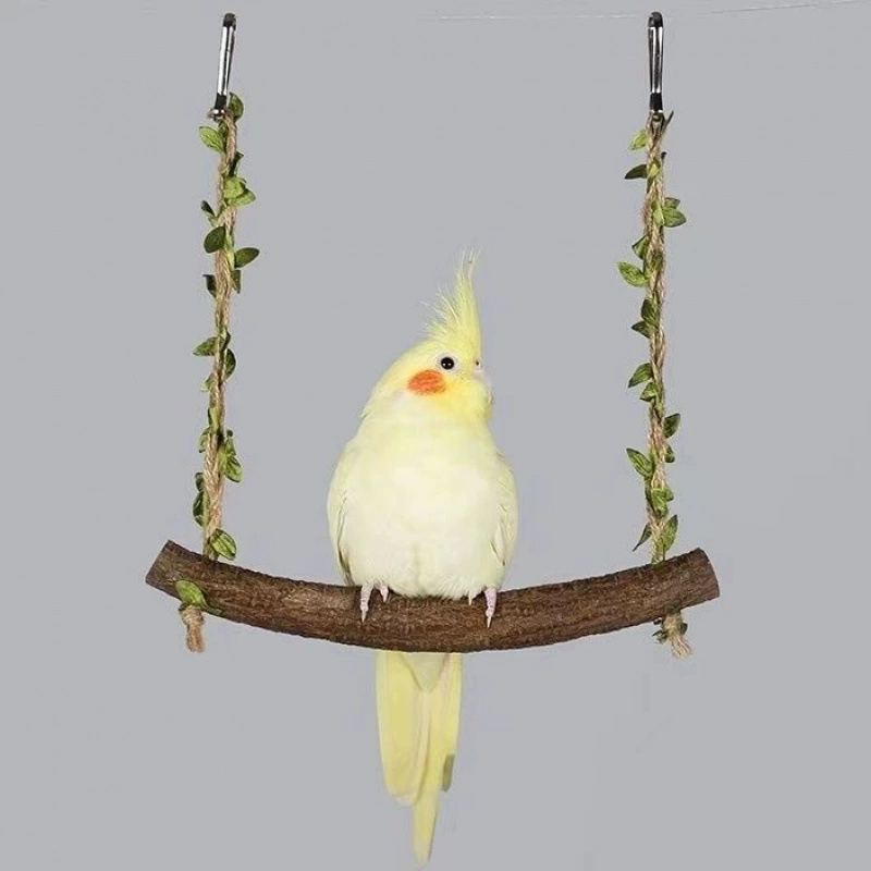Попугай виноградная лоза качели игрушка пион Сюаньфэн тигровая шкура