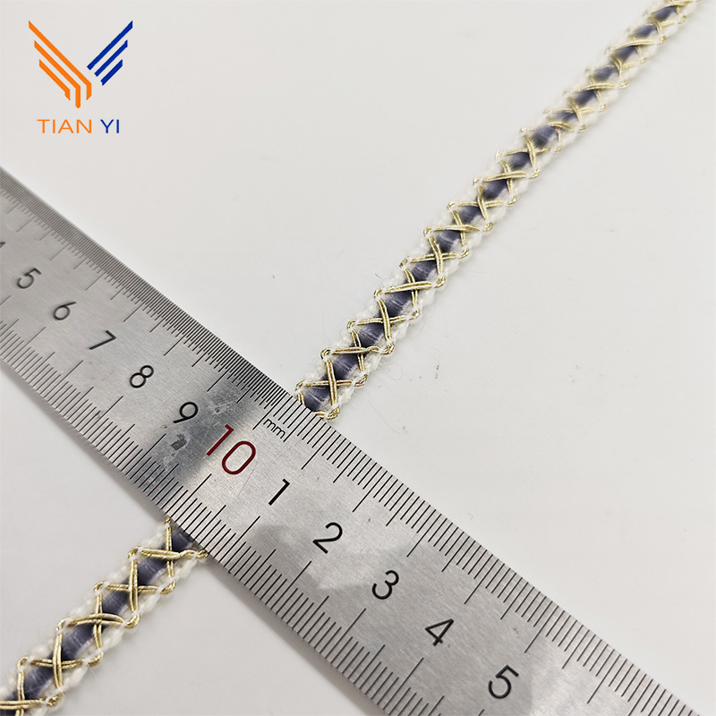 블루 그레이 골드 와이어 크로스 * 1.0cm