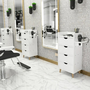 W Lockable Barber Tool Cabinet Hair Salon Tool Table Hair Salon Tool Cart Drawer-Type Mirror Table Cabinet Hair Cutting Cabinet Z
