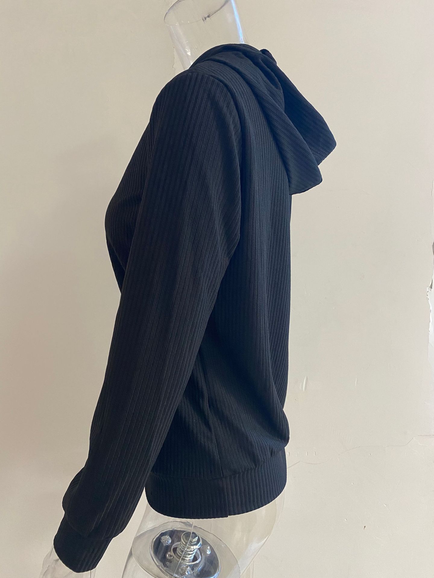 329g Weight Long Sleeve Sleeve Length Zipper Placket Type Regular Sleeve Sleeve Type Cotton Blend, Polyester Fabric Type Regular Top Length Hoodie Tops Type Daily Occasion Hooded Neckline Warm Function Loose Fit Type Solid Color Pattern Autumn Season Women's Gender Casual Style Women's Hoodie Long Sleeve Hoodies & Sweatshirts Casual Solid Color 12