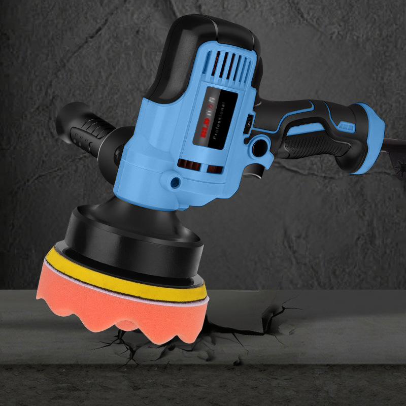 （源厂直销）新品研发包胶调速汽车抛光机  打蜡机封釉机