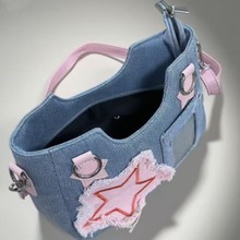 新款女士包包斜挎包女布包牛仔包手提包单肩包腋下包托特包2025包