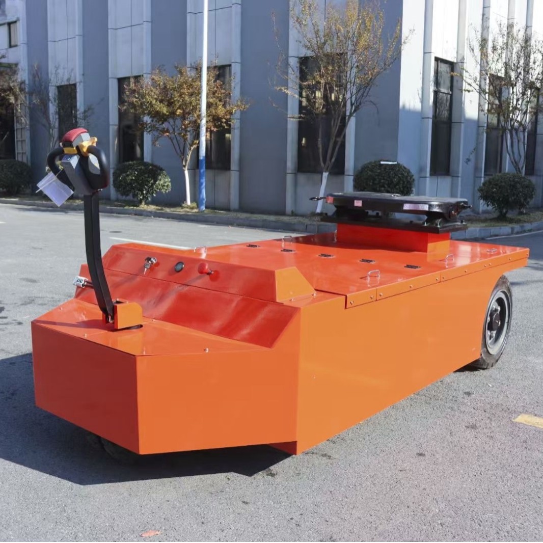 大吨位集装箱牵引车20吨手拉式电动牵引车机场仓库拖车平板挂车