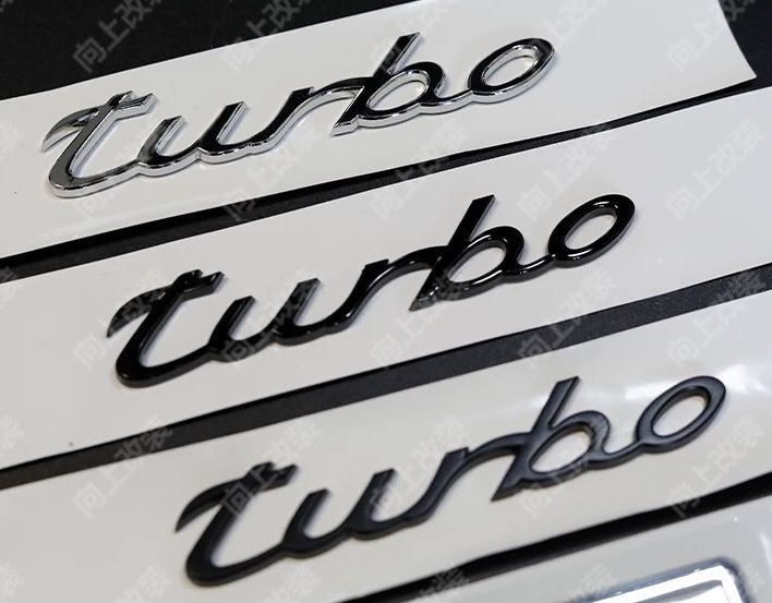 Porsche Cayenne rear emblem, Cayenne S emblem, GTS Turbo emblem, English lettering emblem, car emblem, modification