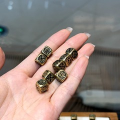 レトロ黄銅純銅ザキラムブロック彫刻部品アクセサリー散珠diyブレスレットネックレス銅ビーズ