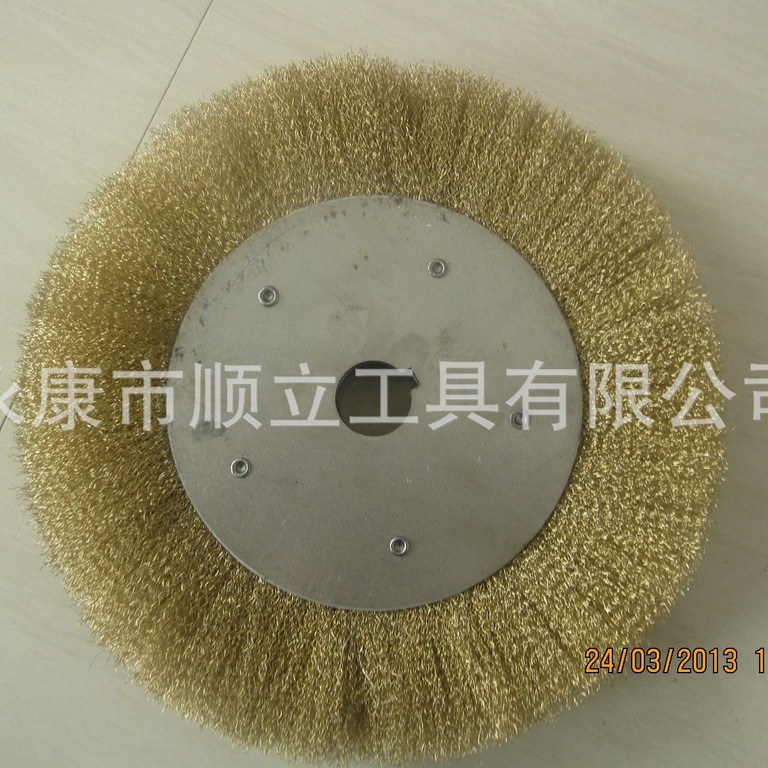 厂家直销永康250平形钢丝轮 电动钢丝轮 电动除锈工具