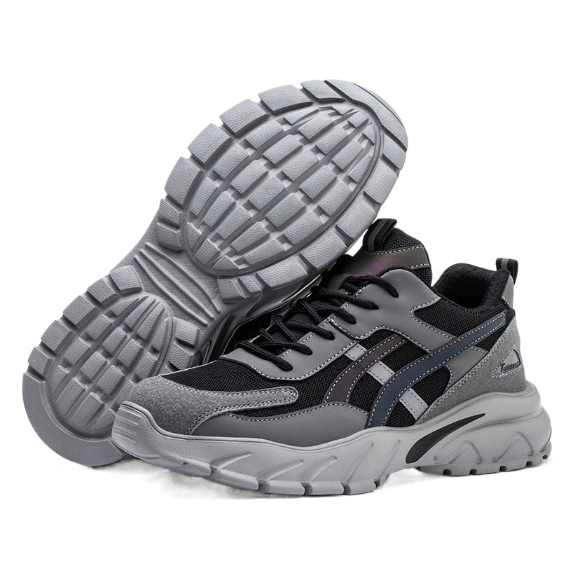 Зимняя рабочая обувь для мужчин, защита от ударов, проколов, легкая, дышащая, износостойкая, с теплоизоляцией, защитная обувь для строительных площадок, хлопковая обувь на флисовой подкладке