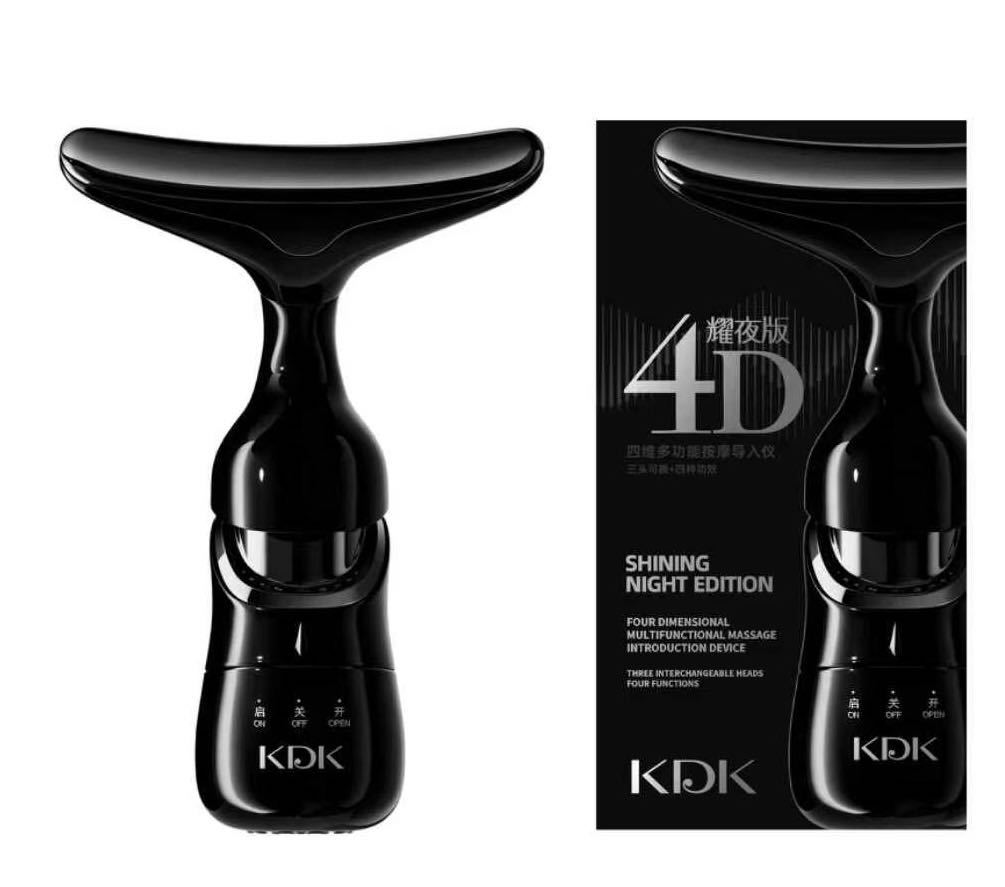 Historia y su importación de tres cuerpos de elevación y apriete masajeador de vibración sónica desvanecimiento de las líneas finas casa instrumento de belleza image 21