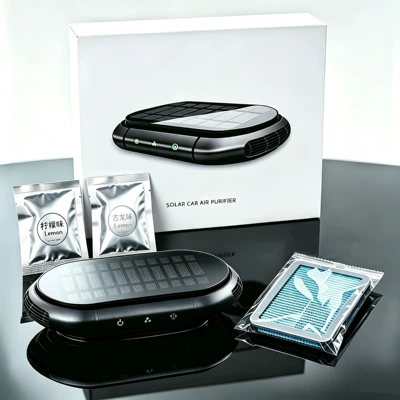 Hava təmizləyiciləri Power, Dual Fan, Smart Start-Stop - black-standard-2-aromatherapy-sticks-1-spare-filter