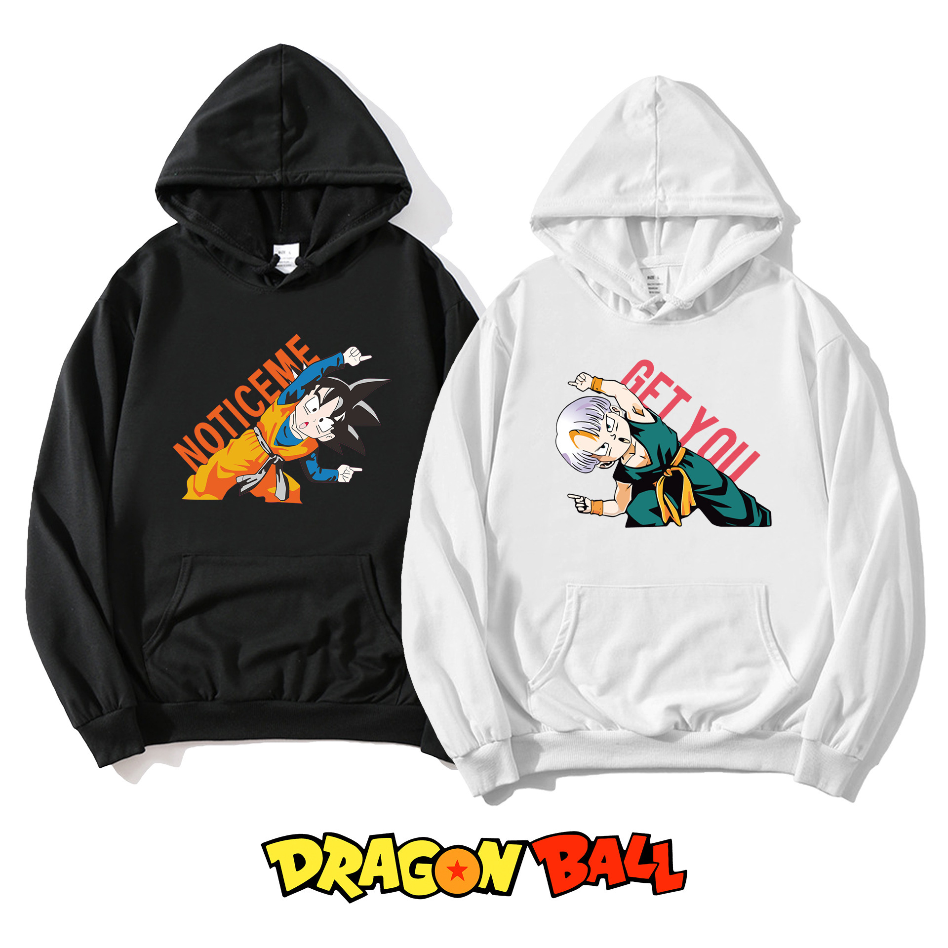 Anime Dragon Ball sudadera con capucha Wukong impresión periférica para hombres y mujeres tendencia tops sueltos pareja suéter chaqueta casual