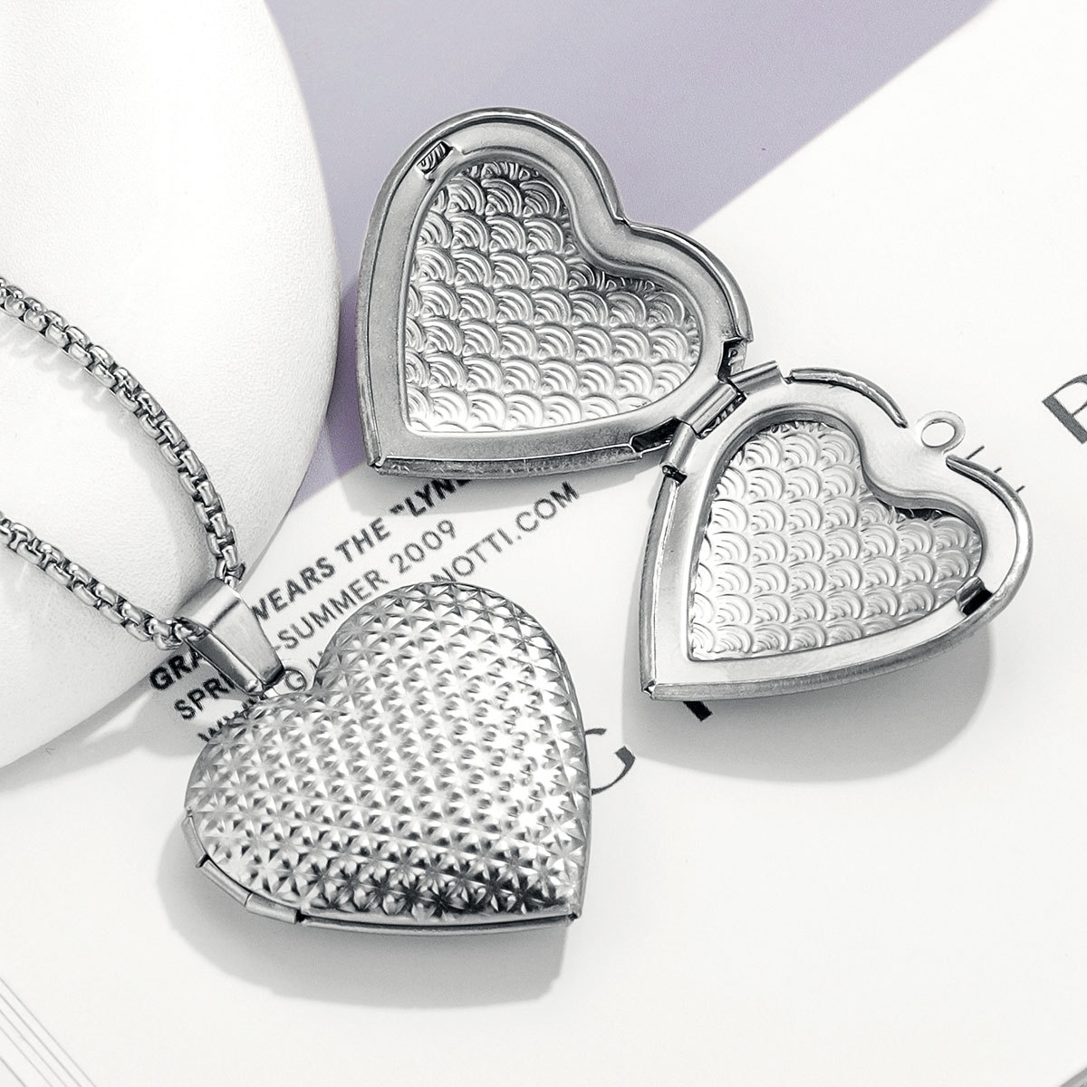 Pendant Jewelry Making Type 27*29mm Jewelry Making Size 5 PCS/Package 27*29mm Stainless Steel PVD Coated Real Gold Plated Heart Shape Polished Pendant DIY Jewelry Accessories