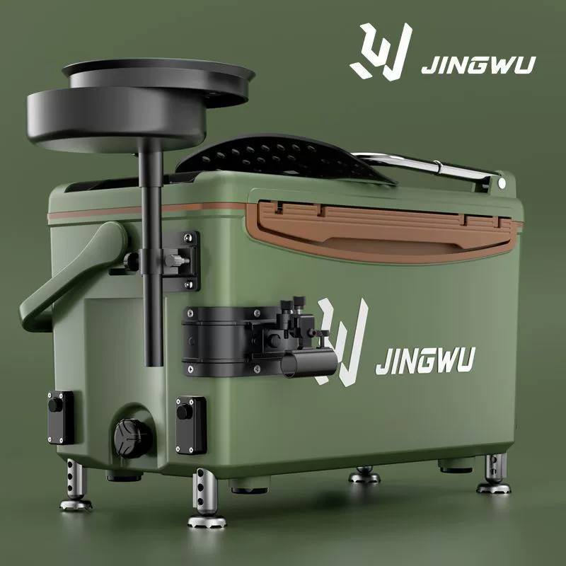 Новая модель рыболовного ящика Jinxu, сверхлегкий и портативный ящик для рыбы, многофункциональный, можно поставить на стол, завод по производству снастей и оборудования для дикой рыбалки начального уровня.