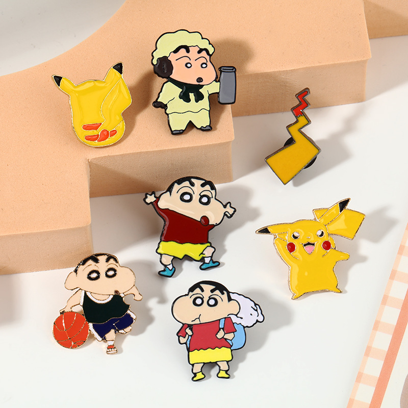 cartoon cute brooch