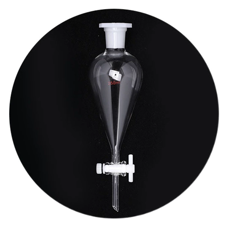 Стеклянная поршневая грушевидная фрактальная воронка 60ml125ml250ml500ml1000ml делитель воронка