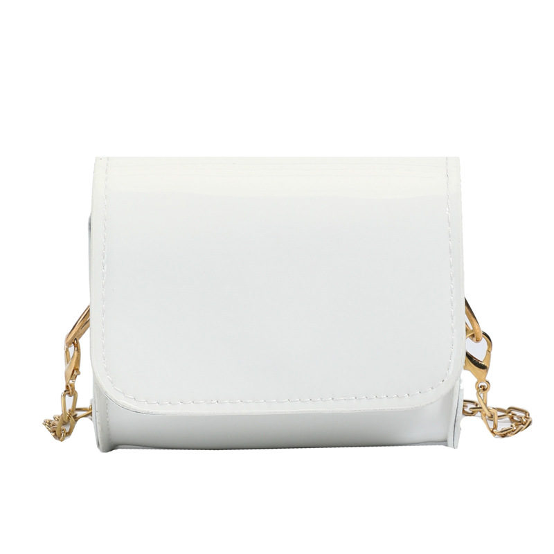 Bolso popular coreano para niños y niñas, bolso de hombro de moda láser brillante para bebés, nuevo bolso de cadena mini para niños
