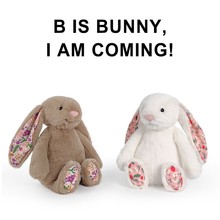 英国邦尼兔玩偶jc垂耳兔毛绒玩具害羞兔子公仔儿童安抚抱枕礼物