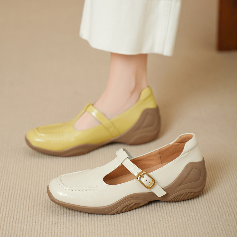 Comfortable ultra light sports casual Mary Jane shoes platform
