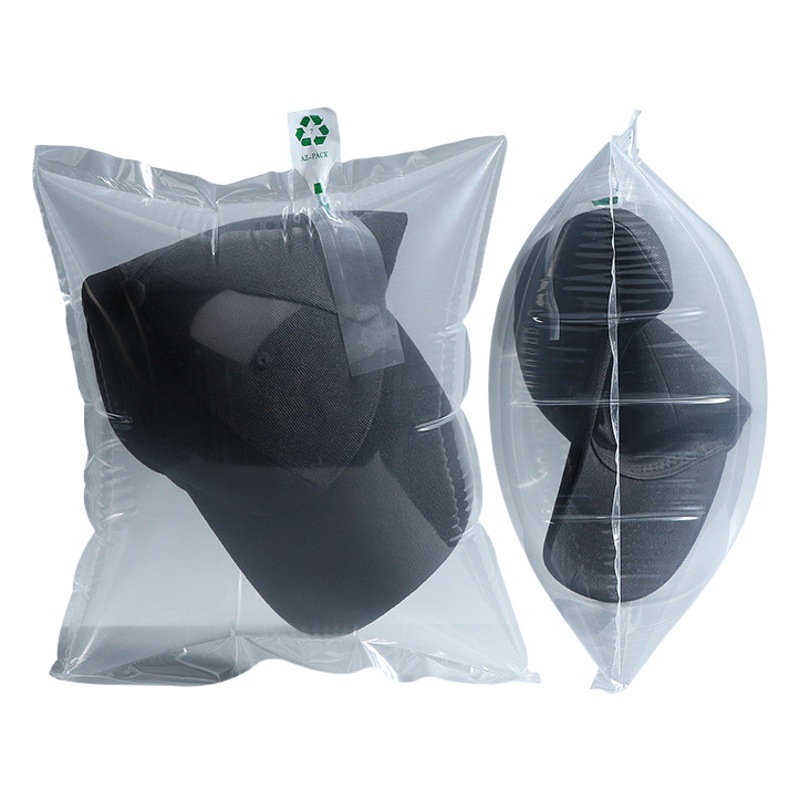 Sombrero para el sol embalaje anti-presión bolsa de embalaje transparente entrega express bolsillo abierto bolsa ligera inflable bolsa de llenado bolsa media