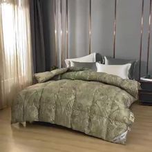 2025新款羽绒被白鹅绒鸭绒被高端立体印花羽绒加厚冬被子被芯