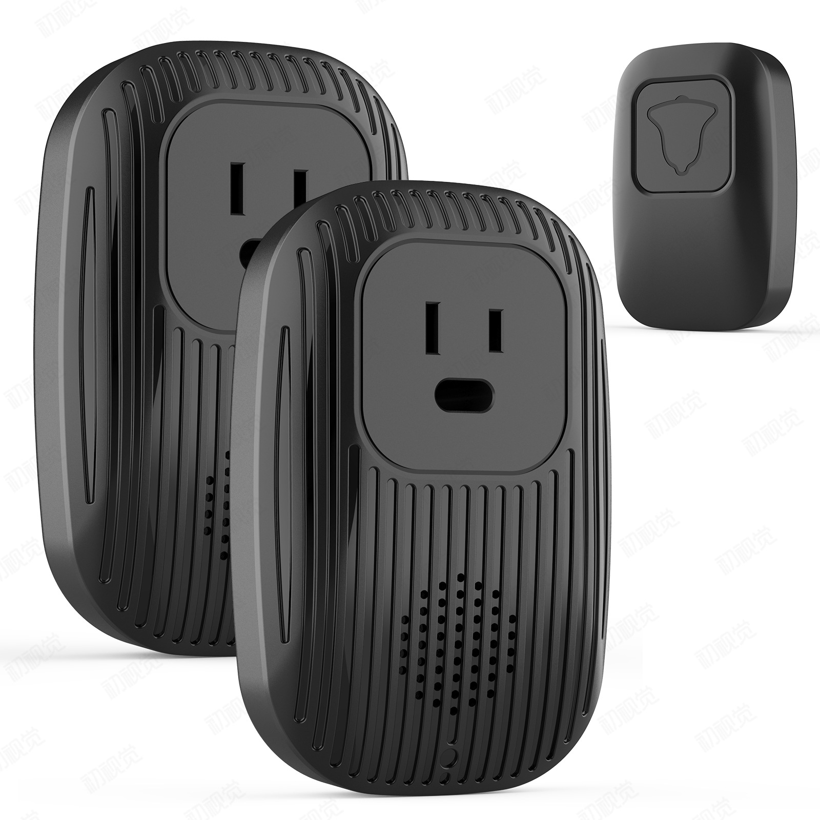 Wireless doorbell with American sockets USB charging waterproof…