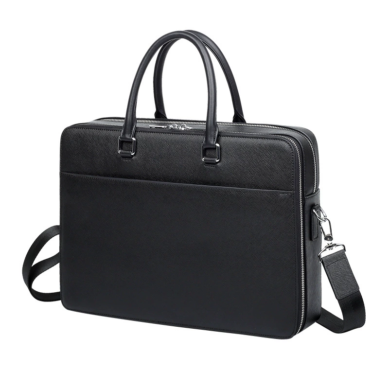 Fashionable trend capacious universal bag, genuine leather