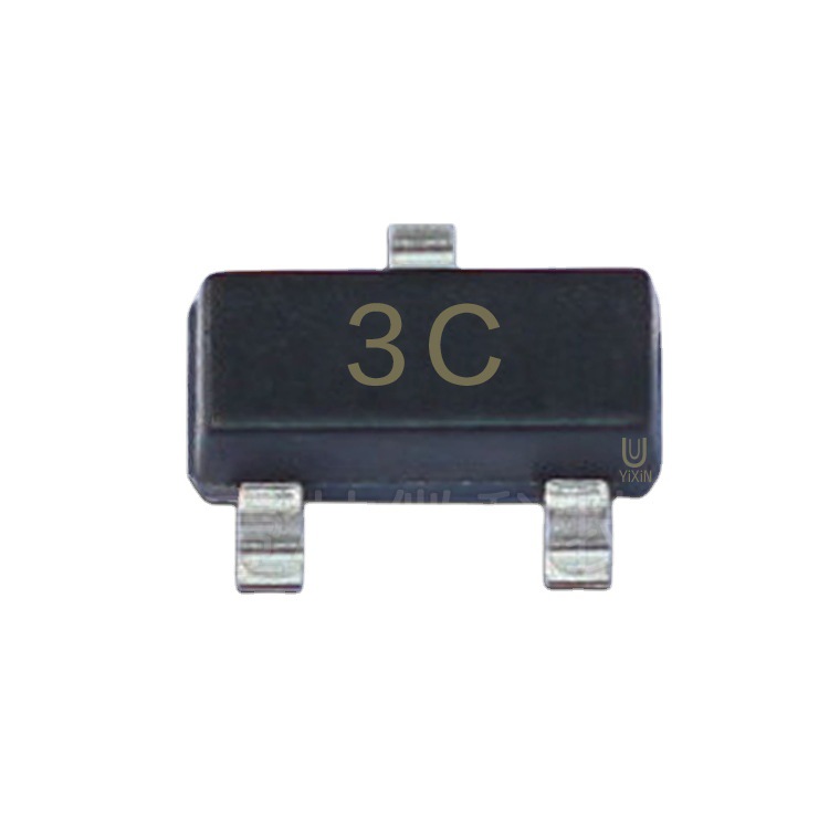 厂家直营 BC856C SOT-23封装 丝印3C 贴片 双极晶体管 放大三极管