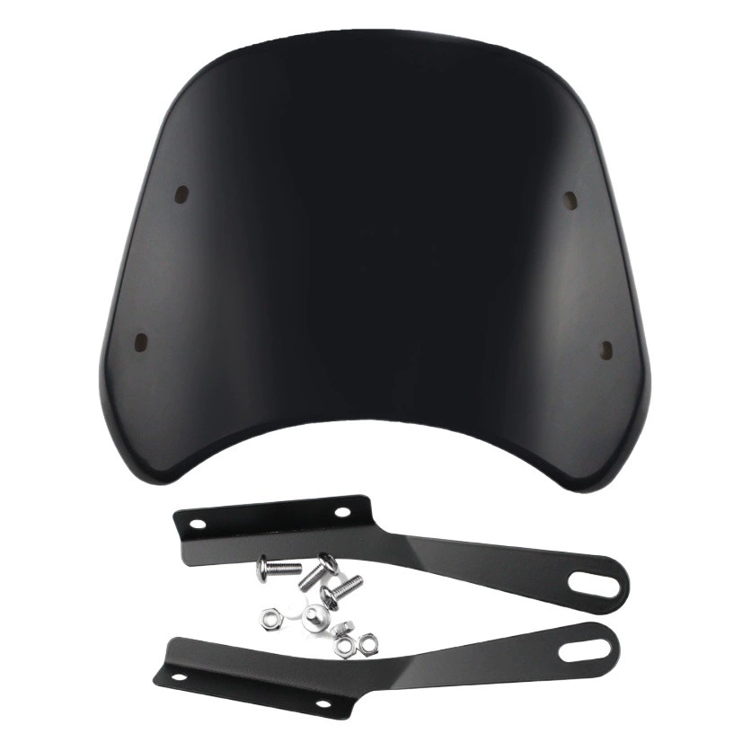 Подходит для ветрового стекла электроскутера Niu, ветрового стекла для ретро-фар мотоцикла, модифицированного универсального ветрозащитного экрана.