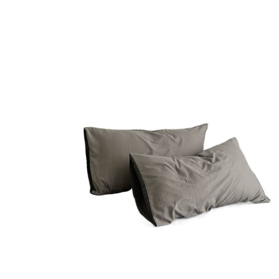 Super comfortable ~ ins simple artistic style double solid color quilt cover four-piece bedding bed sheets dormitory three-piece set