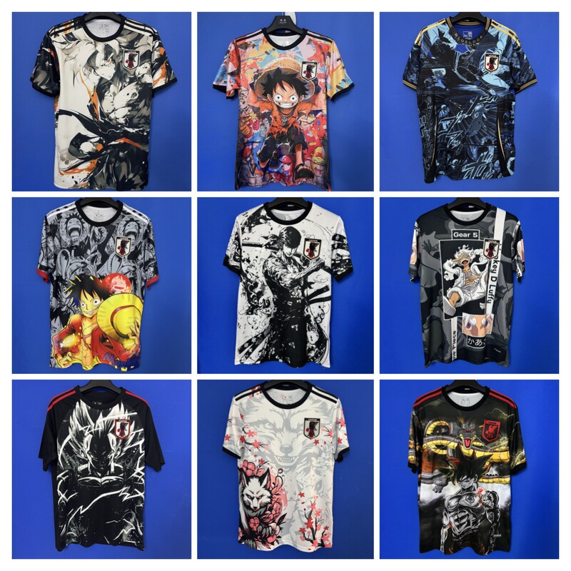 2526 Japan Team New Jersey Dragon Ball Pirate King Naruto Comic Special Edition Personalized Printed Football Clothes