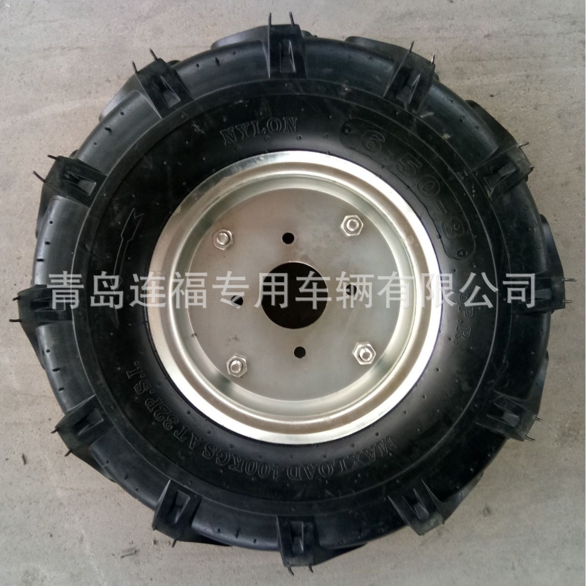 供应外贸16*6.50-8微耕机轮胎 两片式轮辐 人字胎轮胎 欢迎洽谈