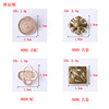 Metal hair accessory, clothing, bag, beads from pearl, factory direct supply, four-leaf clover