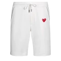 Cotton Shorts - White - Red Eye