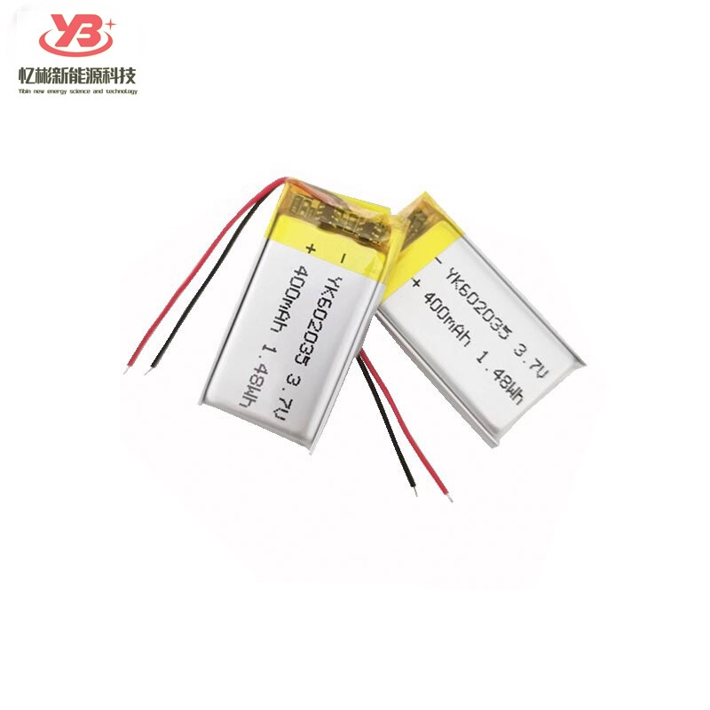 602035聚合物锂电池3.7V400mAh蓝牙耳机录音笔软包三元电池高容量|undefined