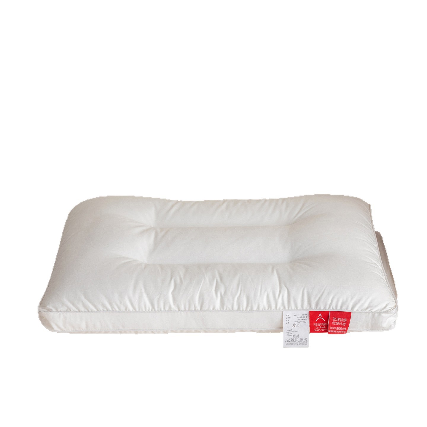 Classe A almohada de algodón súper suave para bebés almohada de alojamiento japonés dormitorio alumno tres microfibra blanca