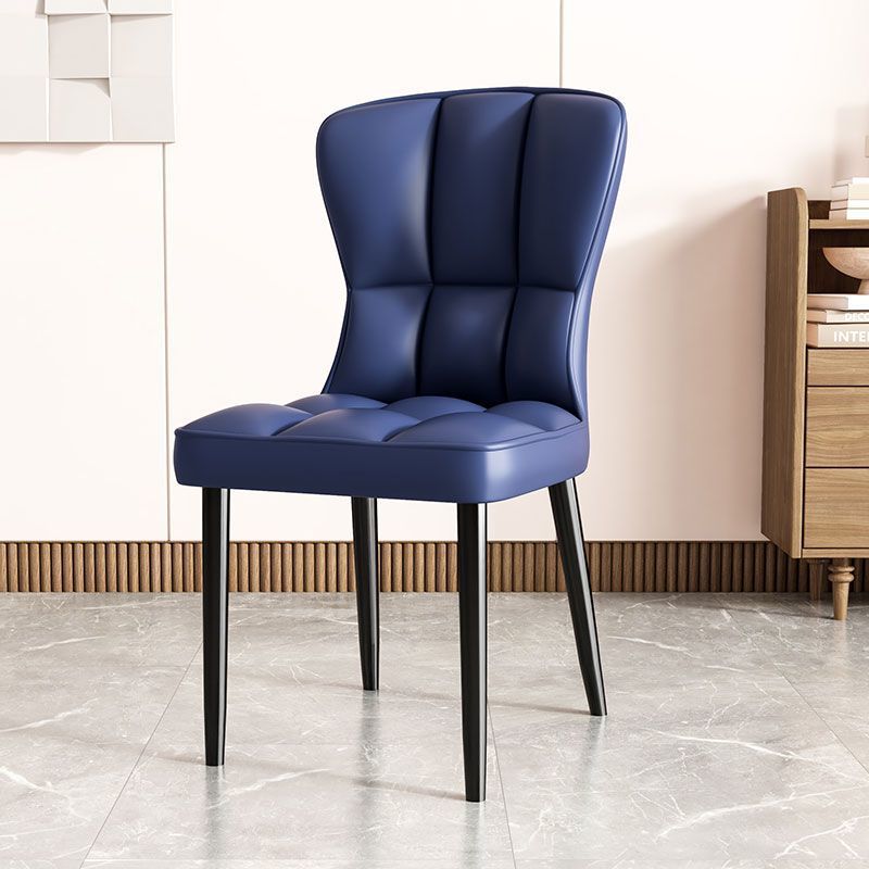 Asiento de restaurante nórdico simple respaldo superior silla de comedor de paquete flexible silla de negociación de hotel image 13