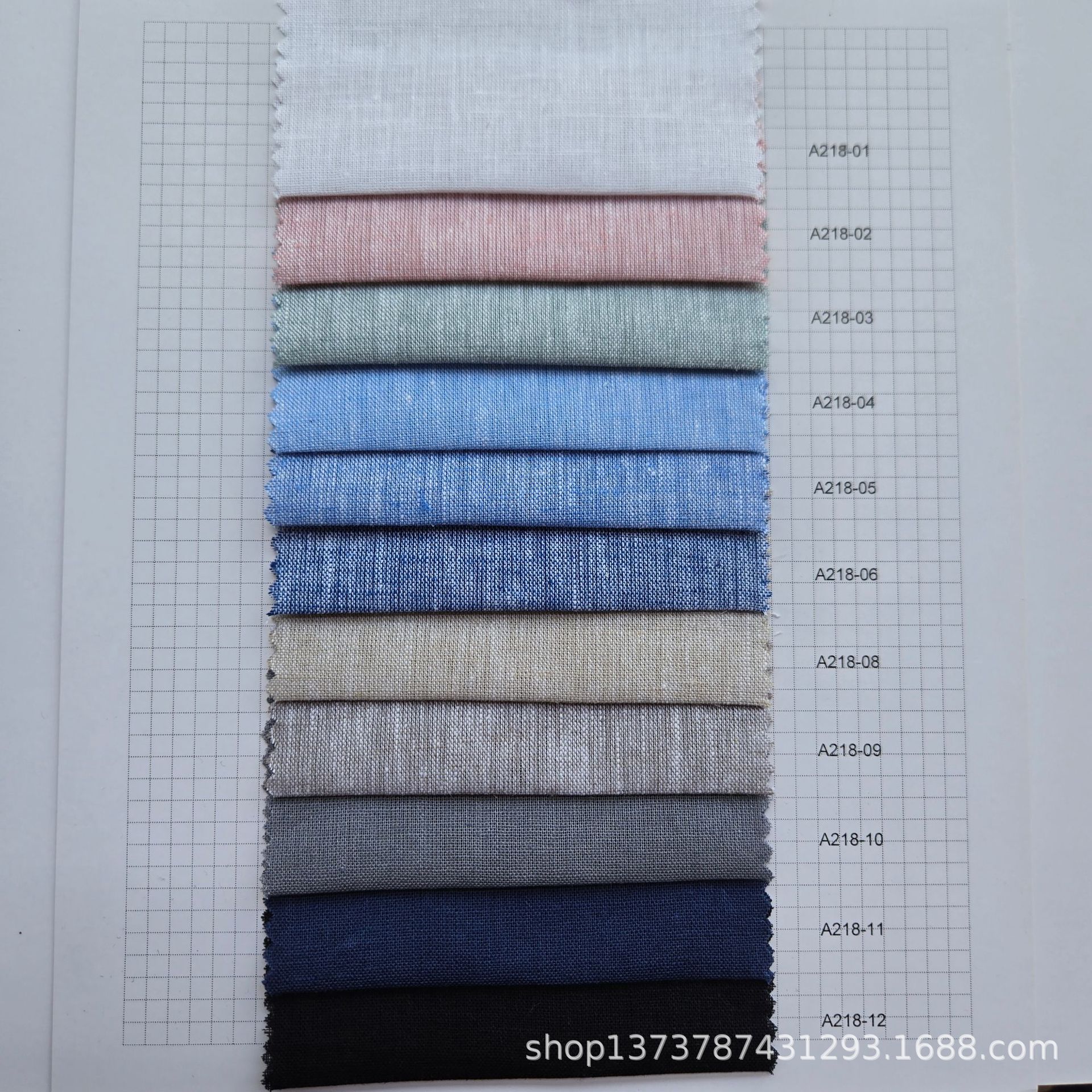 现货供应 高品质色织麻棉青年布 休闲衬衫服装面料