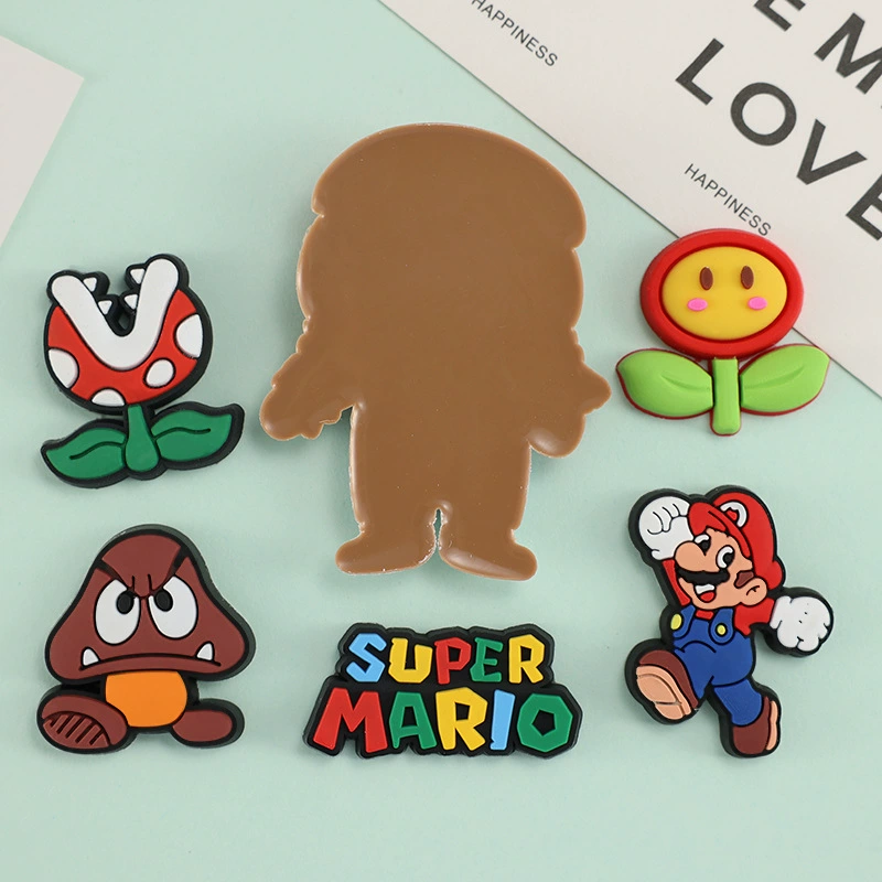Мультяшный игровой кейс СуперМарио Марио Супер Мэри Замена DIY чехол для мобильного телефона с мягким клеем, декоративные аксессуары наклейка