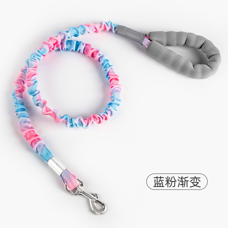 Transfronterizos Amazon nuevo perro tracción cuerda elástica corda a prueba de explosiones corda de perros artículos de mascotas para caminar cuerda de perros