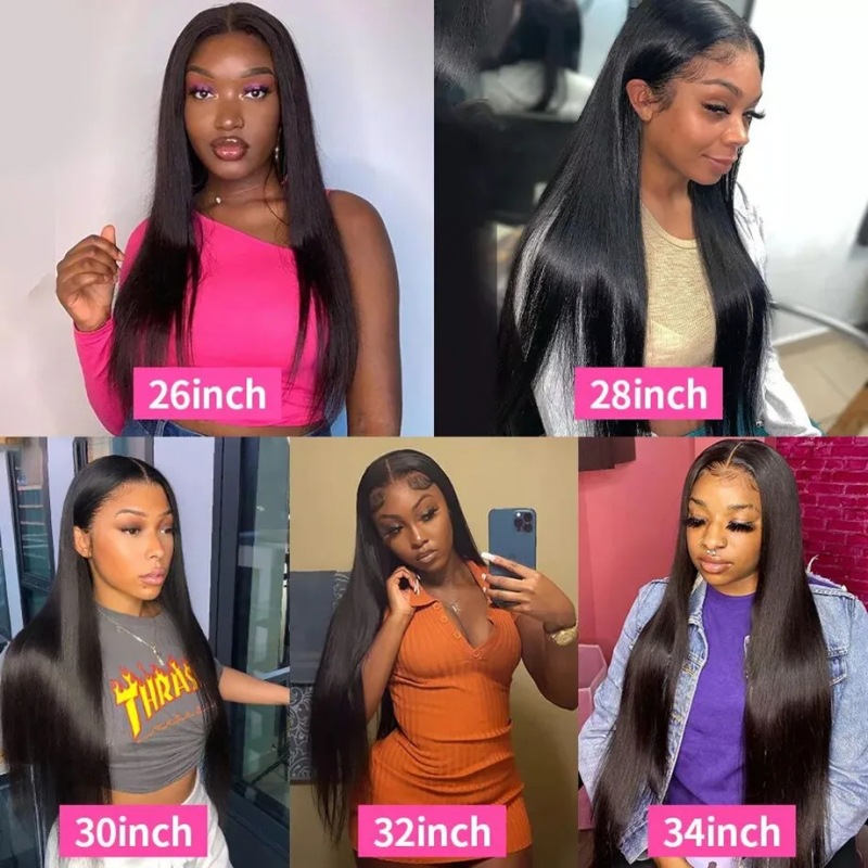 300g Weight Full Head Wigs Wig & Hair Extension Type Wigs Wig Accessories Long Straight Hair Wig Hairstyle Real Hair Hair Material Party, Street Occasion Women's Gender Elegant, Simple Style Style Women's Elegant Simple Style Party Street Real Hair Long Straight Hair Wigs 4